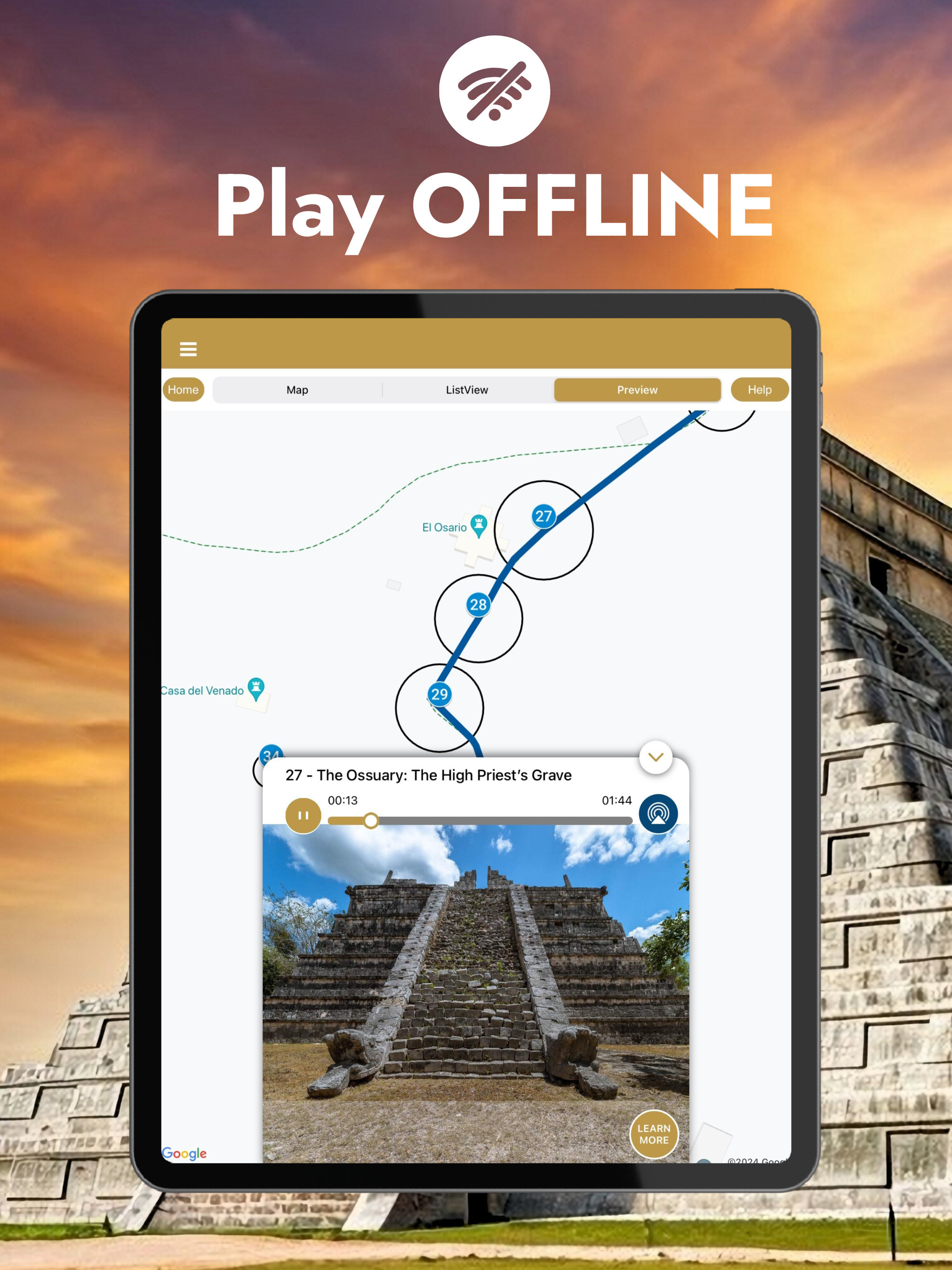 Chichen Itza: GPS Audio Guide screenshot 14