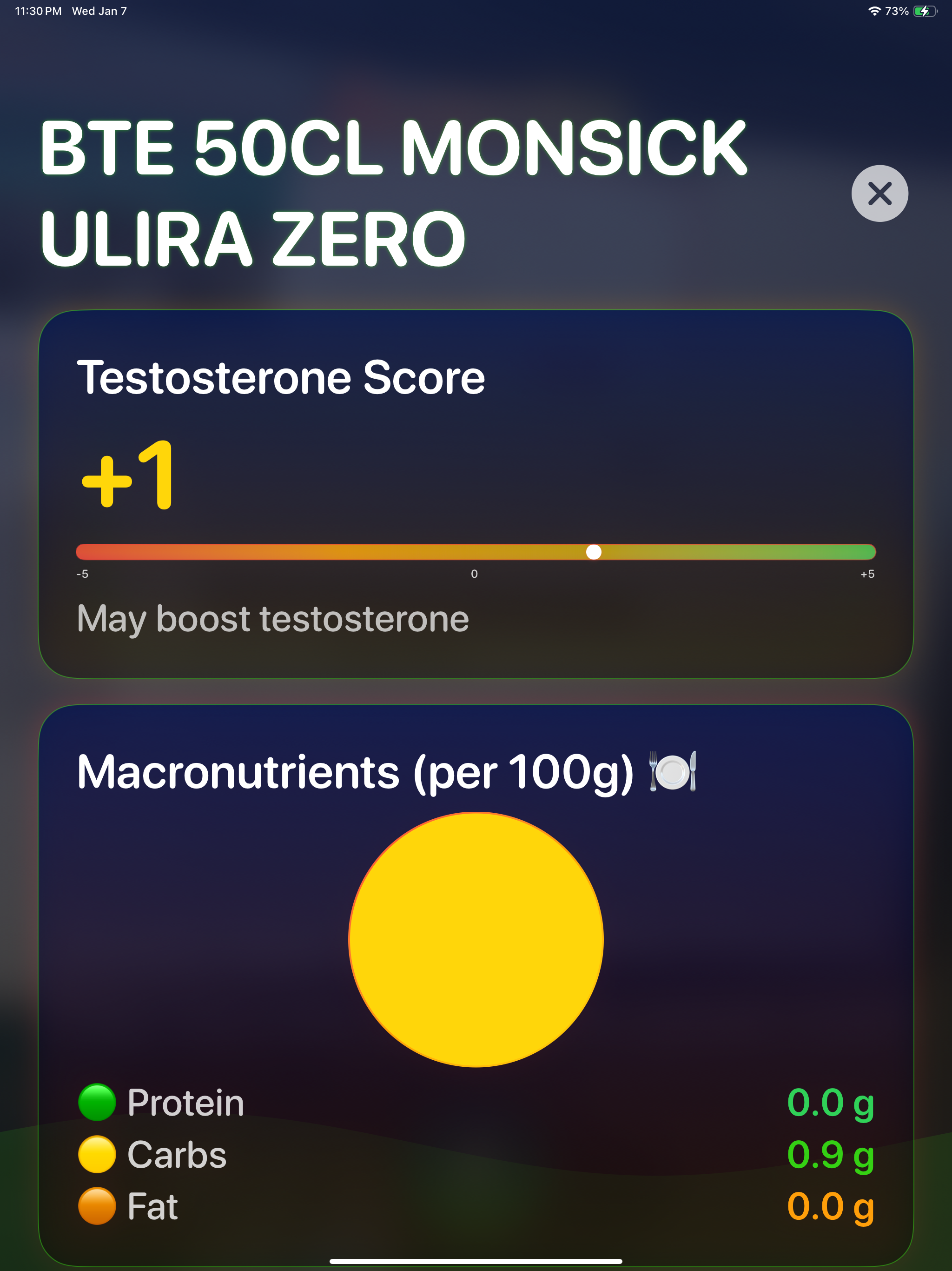 Avento: Food scanner