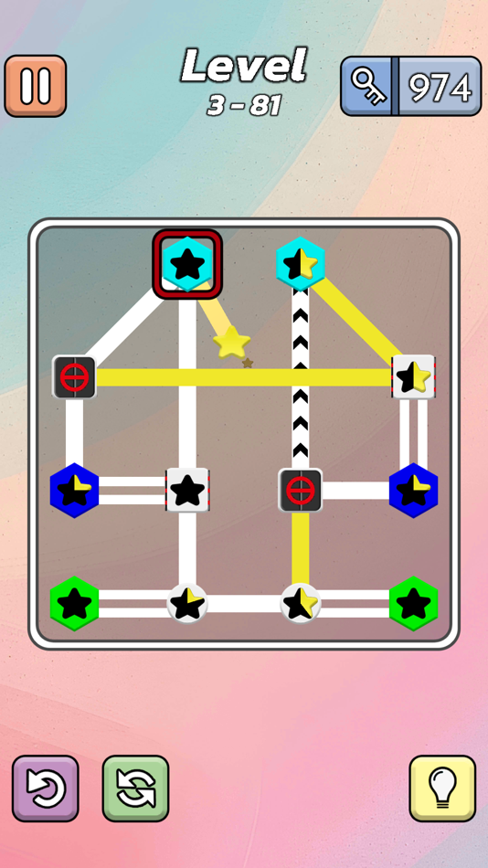 #5. One Line - Find a Path (iOS) 来自: SEOKMIN KIM