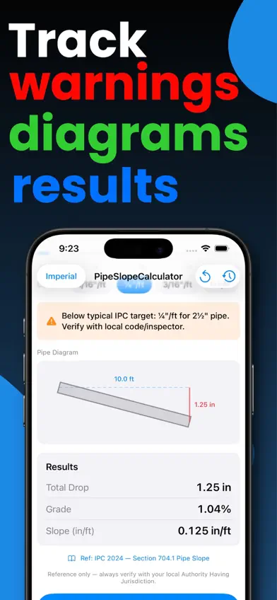 Pipe Slope Calculator screenshot 4