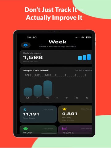 StepZeno: Step Counter ipad screenshot 4
