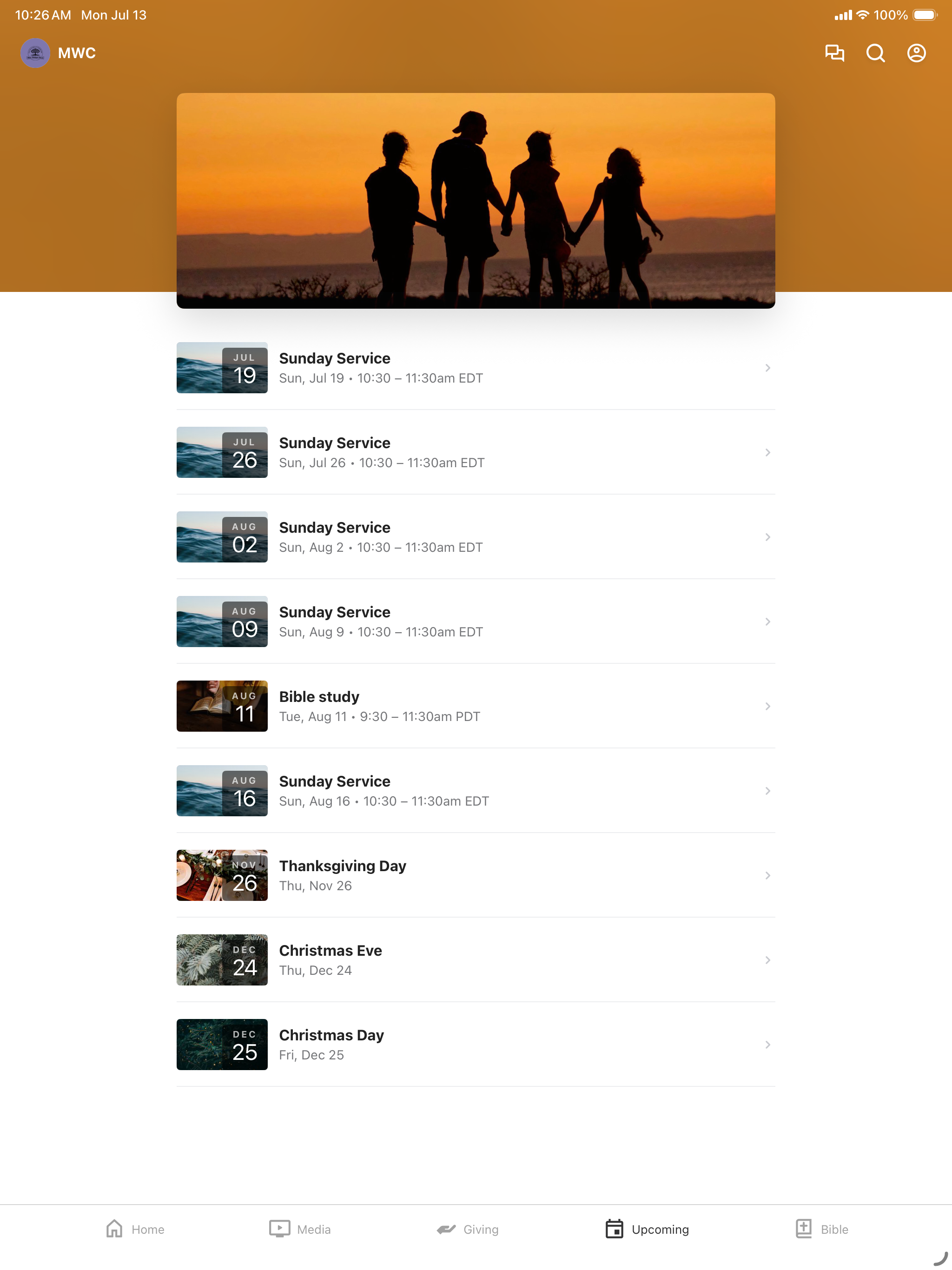 Milan Wesleyan Church screenshot 6