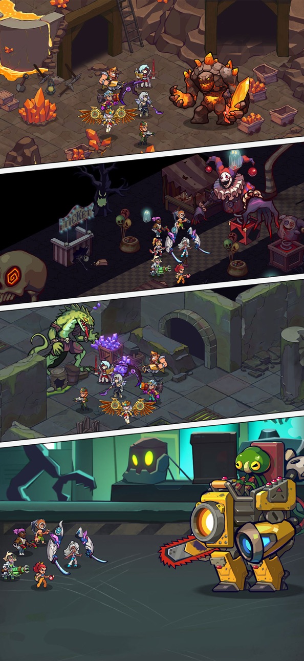 Nexus Hero: Adventure RPG Hack screenshot 1 - iOS game interface