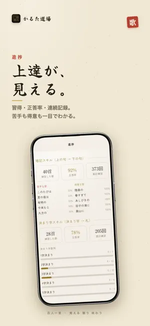 百人一首 かるた道場：暗記・決まり字・競技読み上げ screenshot 4