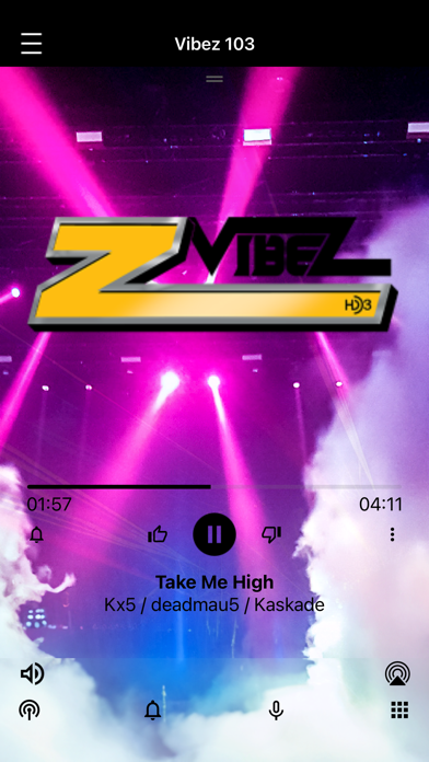 Vibez 103 app screenshot