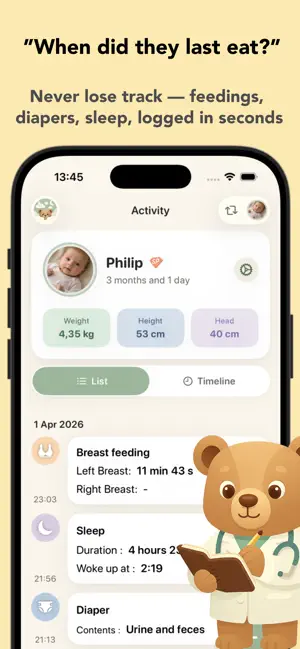 My Baby Routine: Baby Tracker screenshot 1