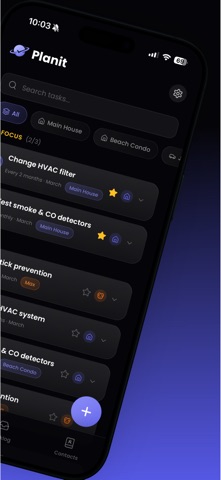 Planit - Home Maintenance screenshot