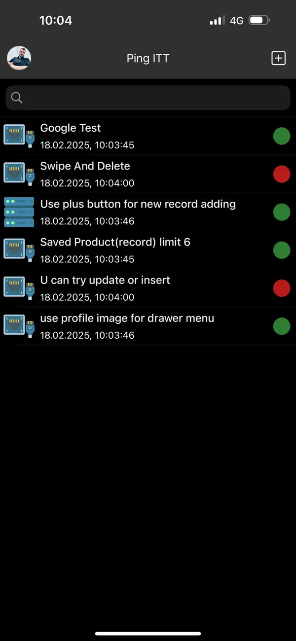 #3. Ping ITT (iOS) Podle: Fatih BAS