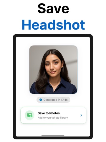 AI Headshot & Photo Generator iPad screenshot