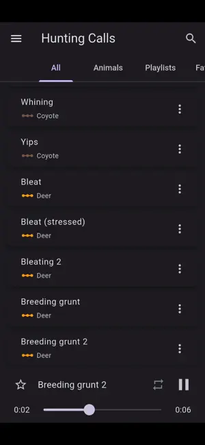 Hunting Calls: Coyote & Fox screenshot 2