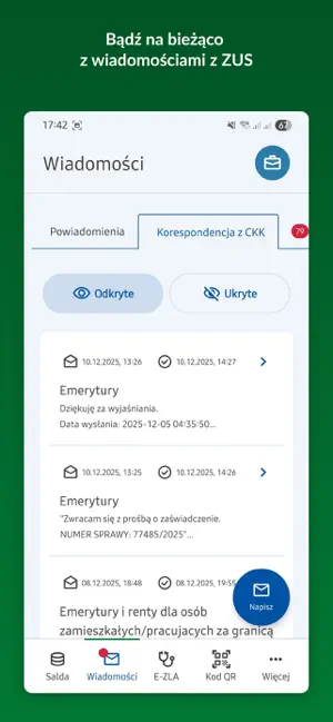 mZUS dla Płatnika iPhone screenshot 1