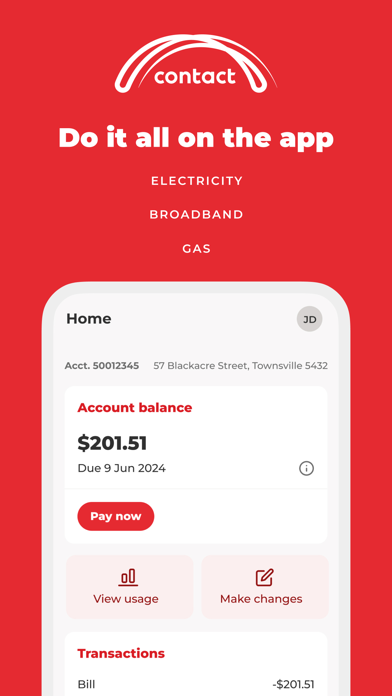 Contact Energy Screenshot