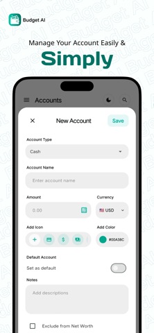 Budget AI-Expense Tracker iPhone screenshot