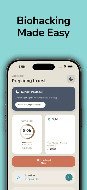 Oasis: Longevity & Habits screenshot 1