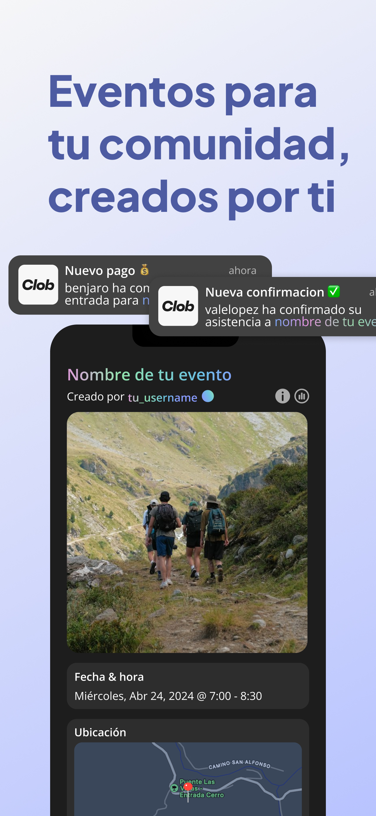 Clob -  Events and Community