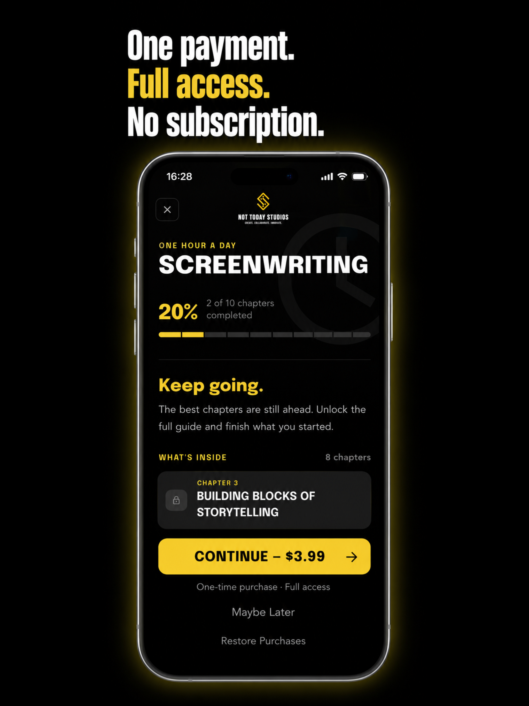 Screenwriting: One Hour A Day screenshot 7