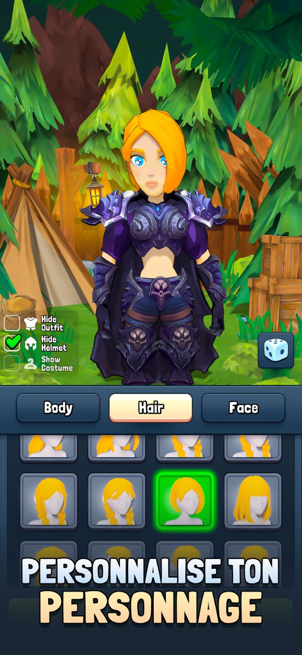 Eternal Hero: Action RPG iOS Mod IPA screenshot 5 - iOS game interface