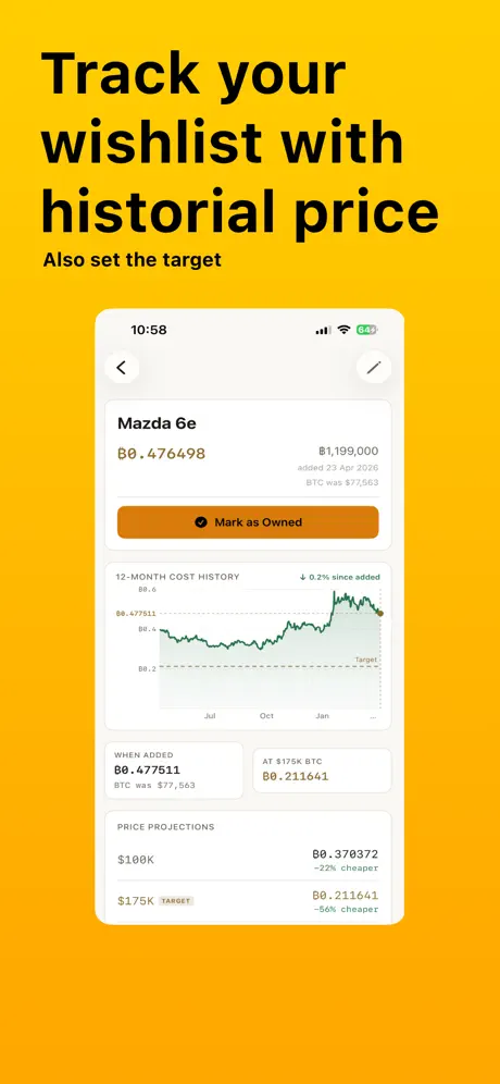 Bitcoin Wishlist screenshot 2