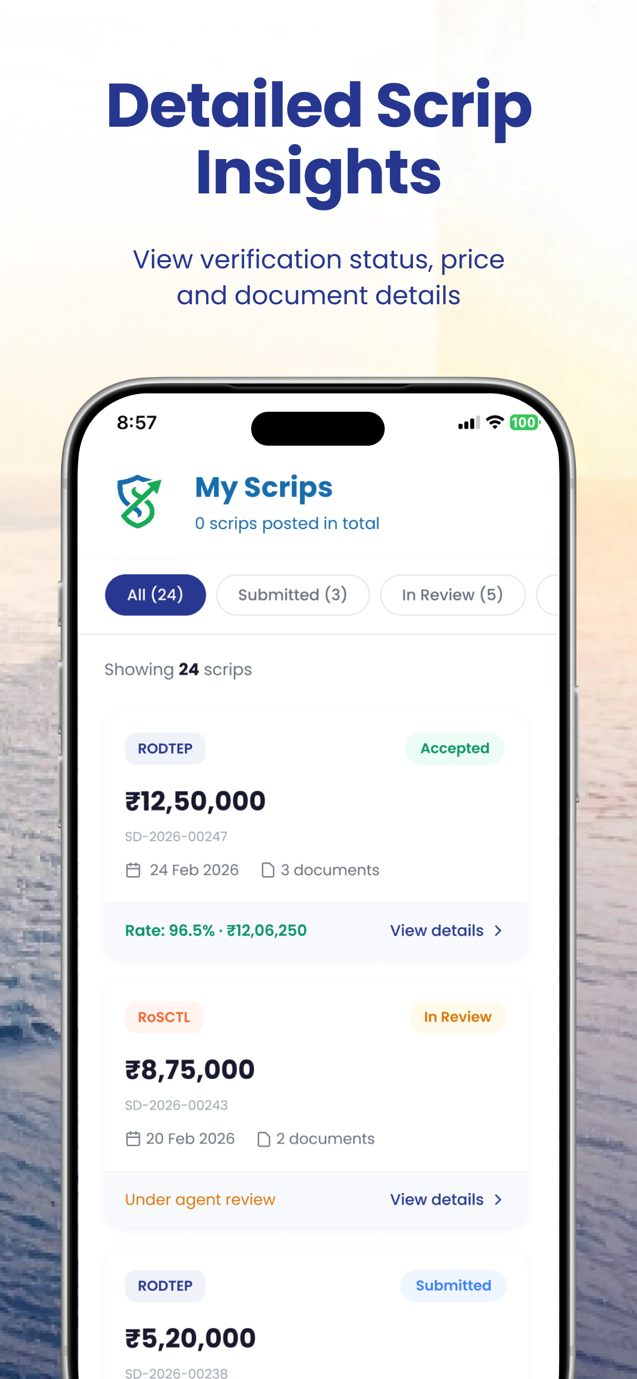 ScripDeal: Credit Scrip Market screenshot 5