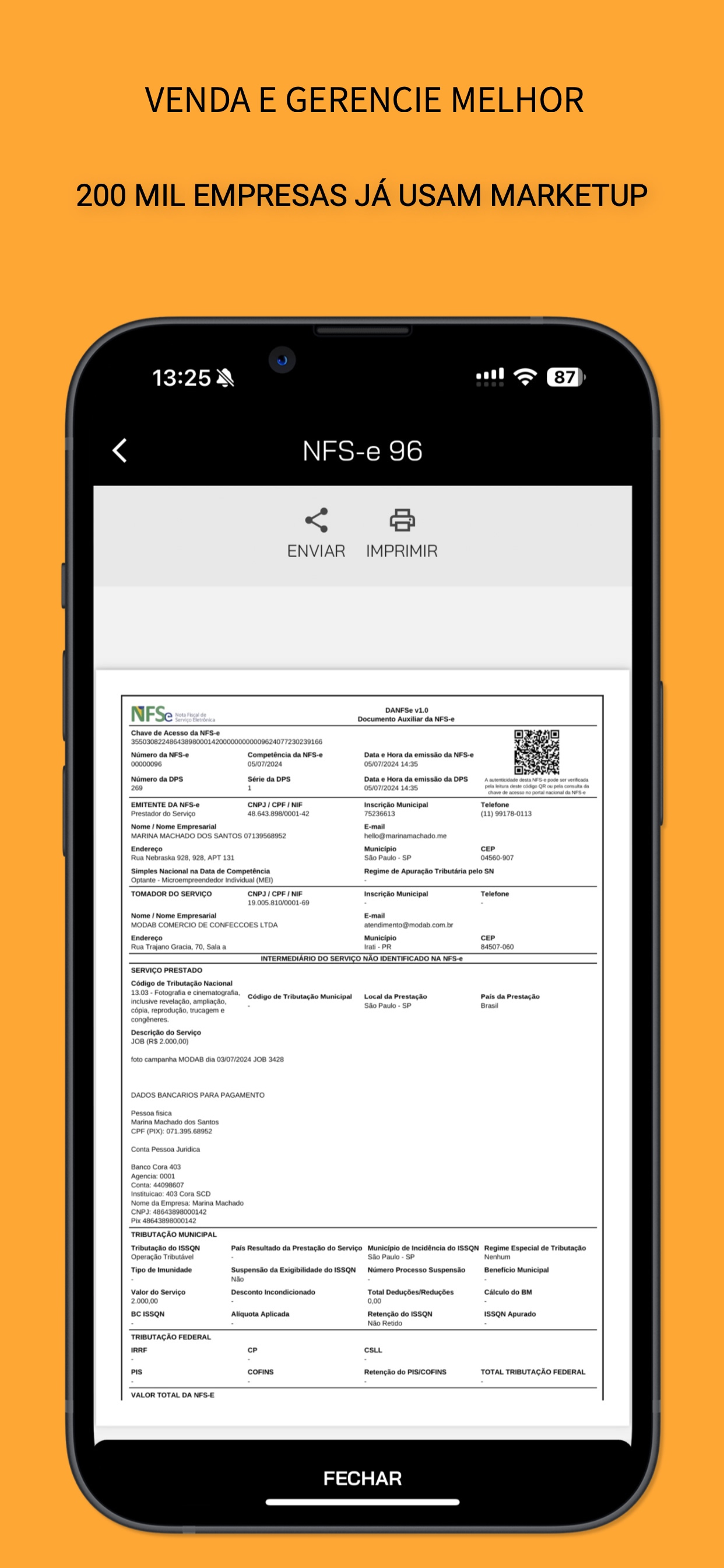 Nota Rápida - Nfse MEI Mobile