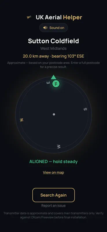 UK Aerial Helper screenshot 5 of 5