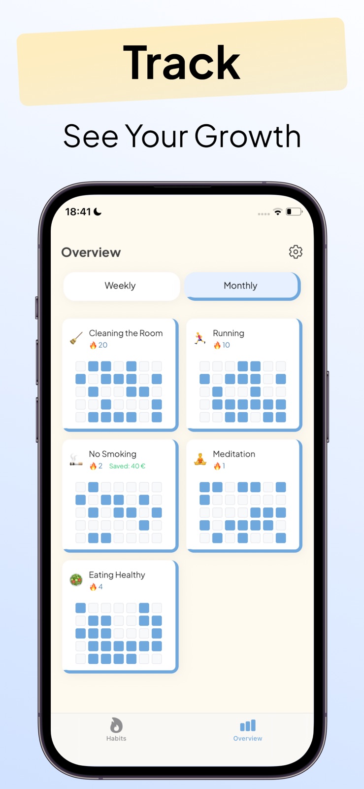 Habit Tracker - Habitor iphone screenshot 4