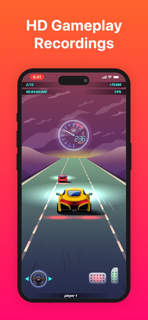 Screen Recorder with Audio - Se demuestra la capacidad de la aplicación para capturar jugabilidad en alta definición, presentando la interfaz de juego nítida y los detalles gráficos del entorno con claridad excepcional.