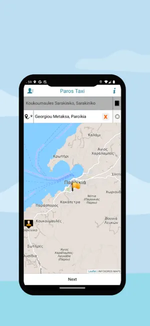 Paros Taxi screenshot 3