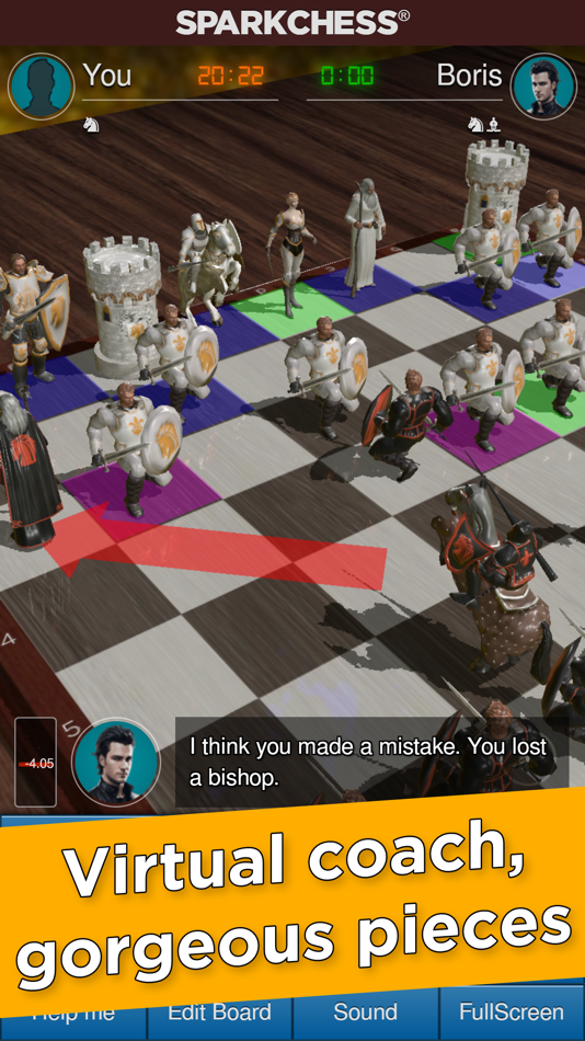 #4. SparkChess Lite (iOS) Podle: Media Division SRL