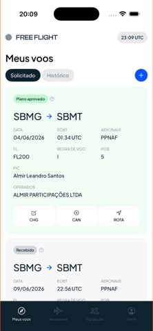 Free Flight iPhone screenshot
