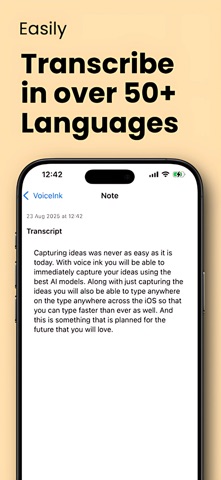VoiceInk: AI Dictation screenshot