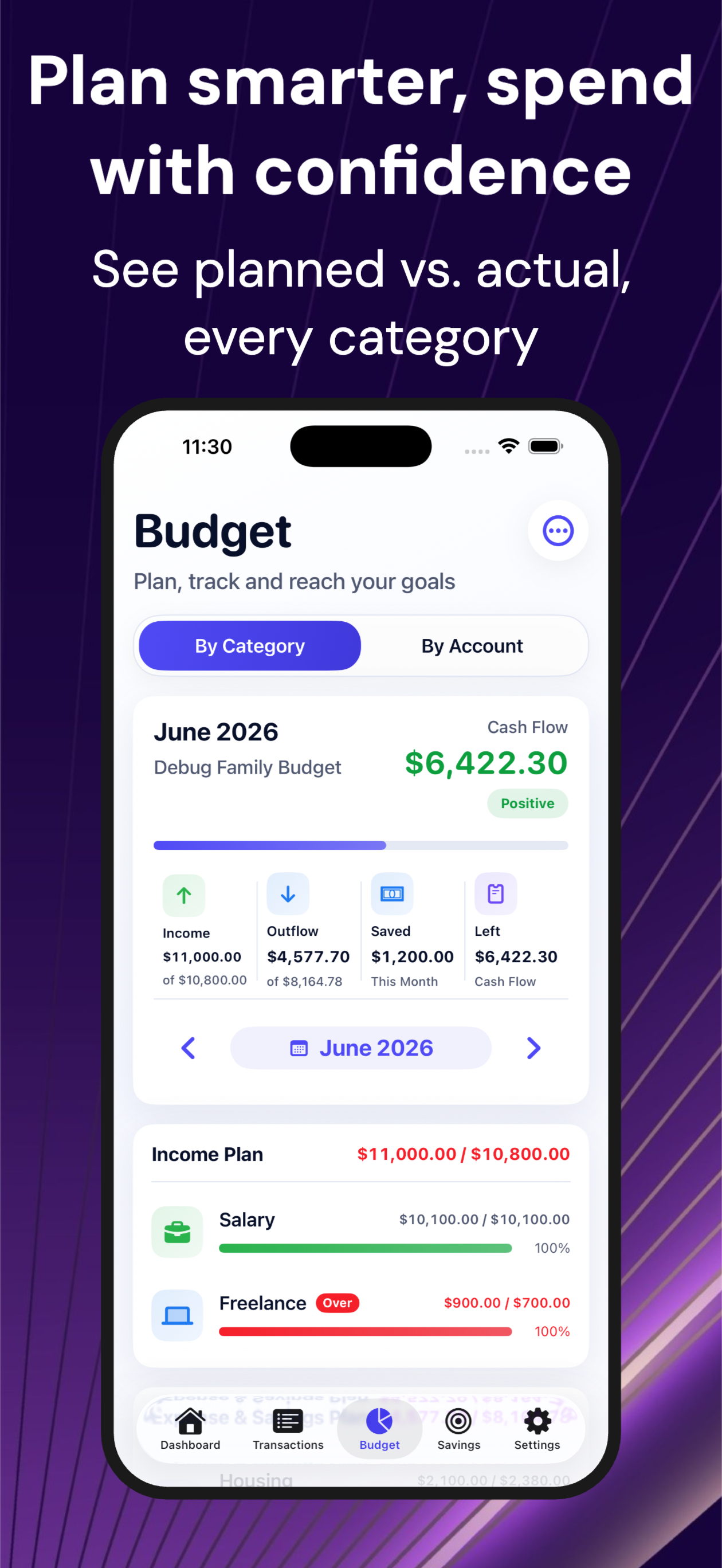 HomeLedger - Family Budgeting screenshot 3