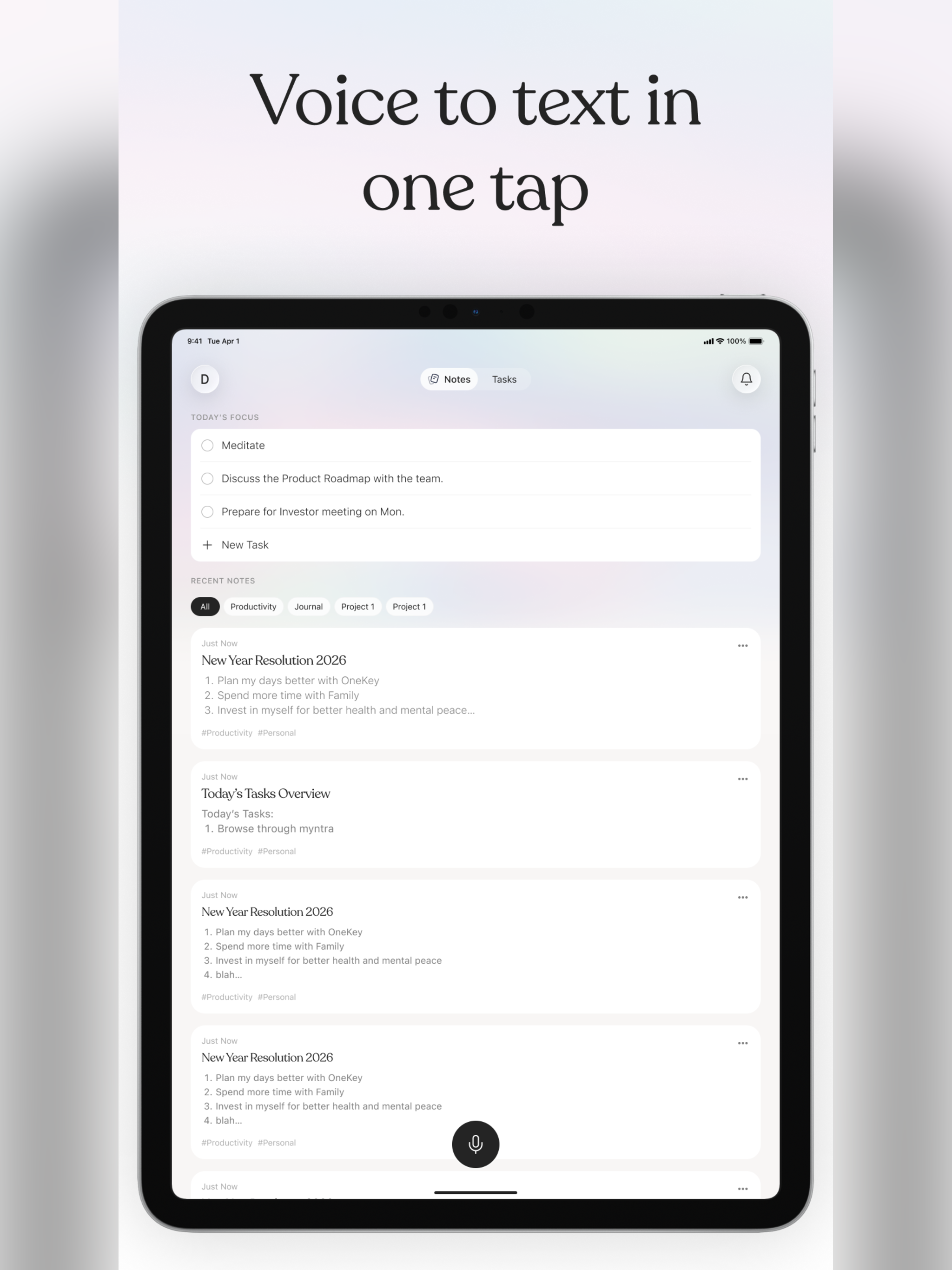 AI Voice Notes - OneKey screenshot 13