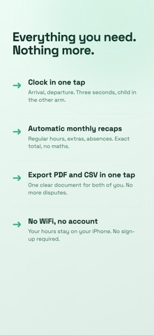 Nanny Hours : Nannix iPhone screenshot