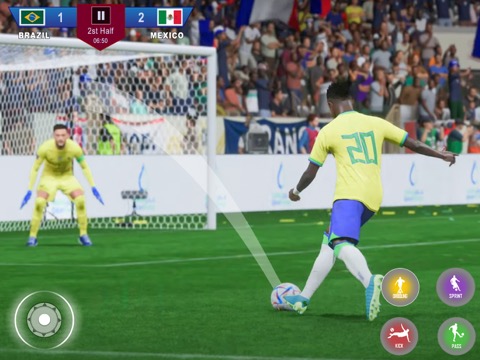 Football Game 2024 : Real Kickのおすすめ画像1