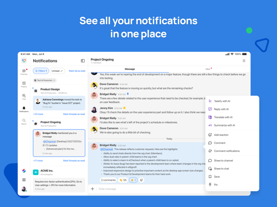 Swit iPad screenshot 5 - Business app