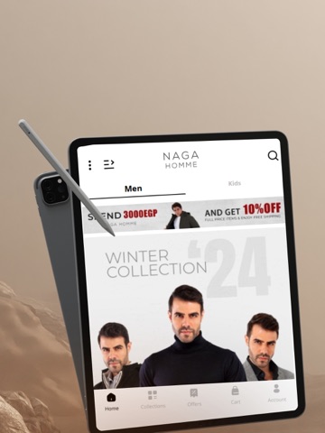 Naga Homme iPad screenshot