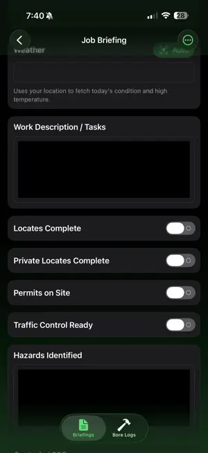 Job Breifing screenshot 3