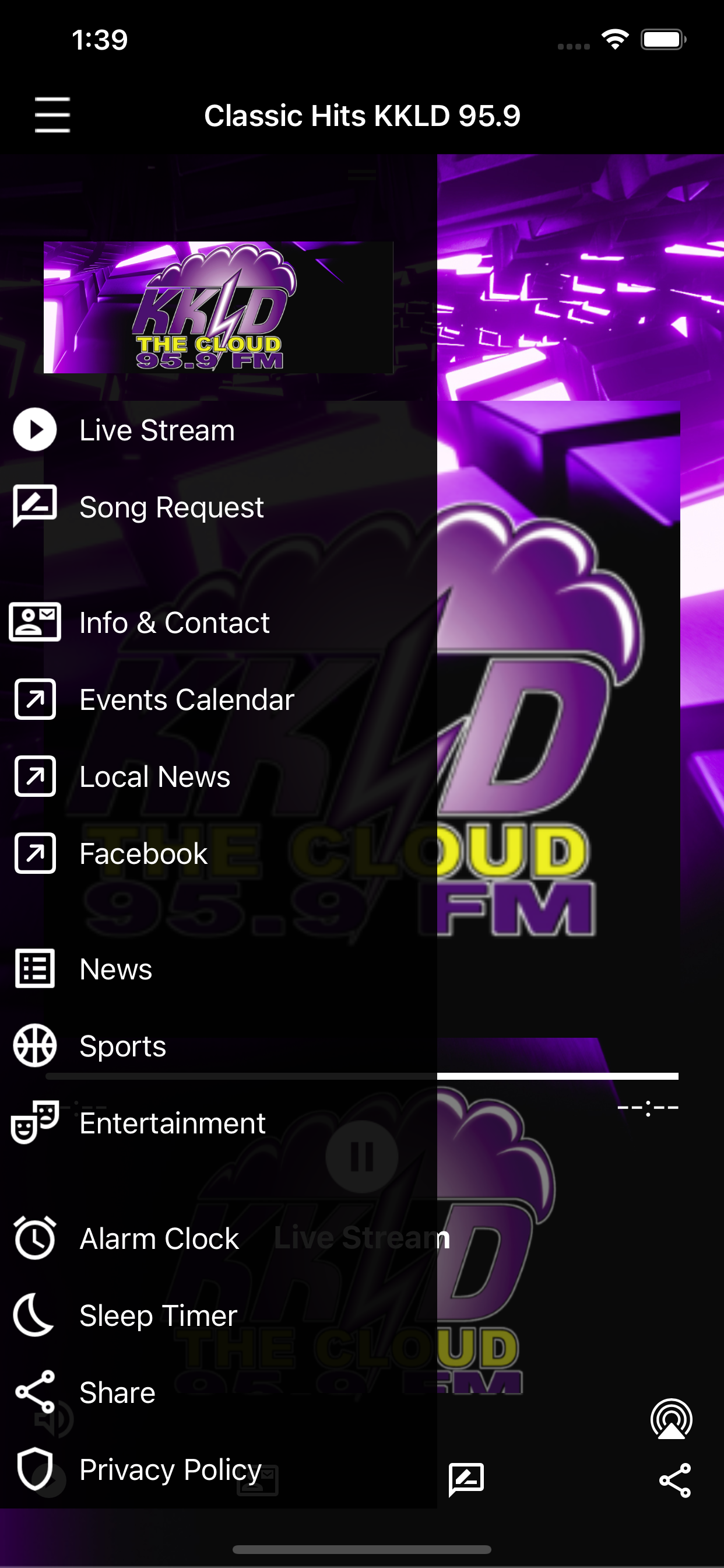 KKLD 95.9 screenshot 2