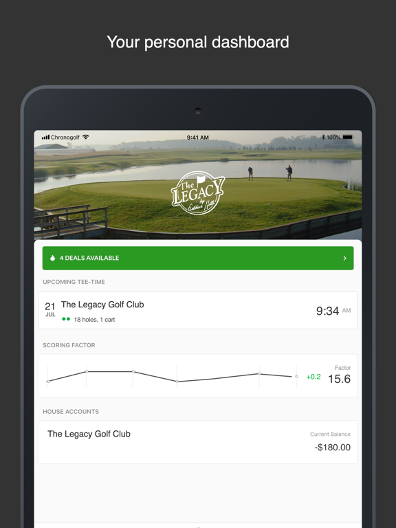 LegacyGC iPad screenshot 1 - Sports app