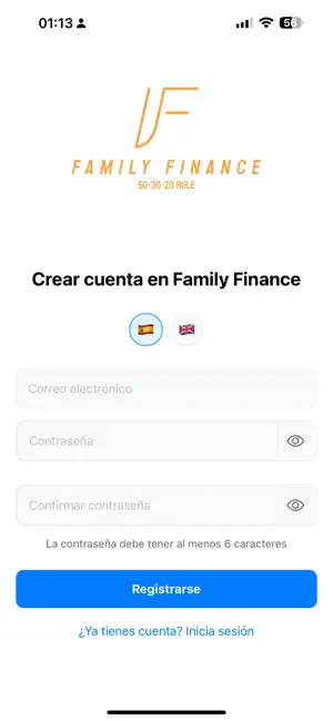 Family Finance 50/30/20 screenshot 3