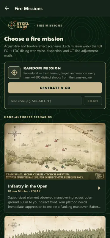 Steel Rain Call for Fire screenshot 1 of 4