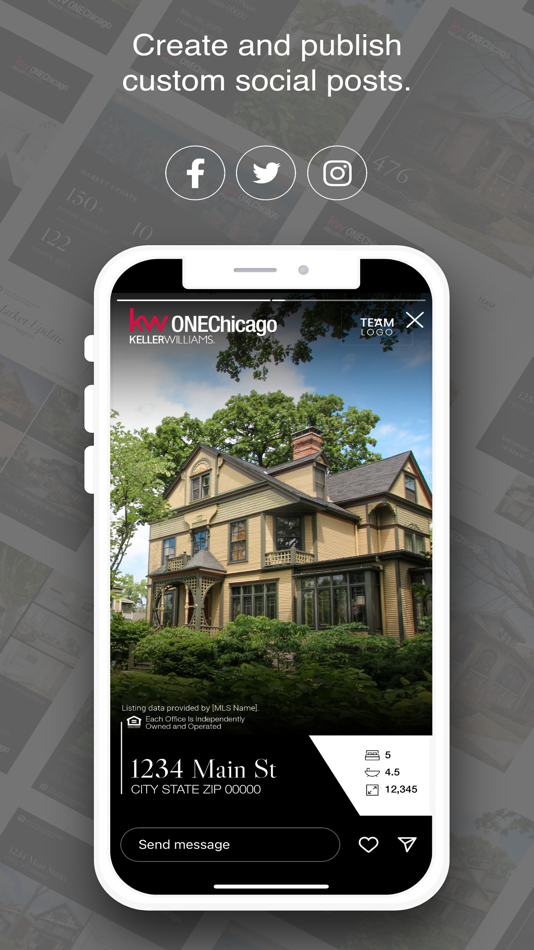 #2. ONEChicago Design Hub (iOS) By: KW ONEChicago Real Estate