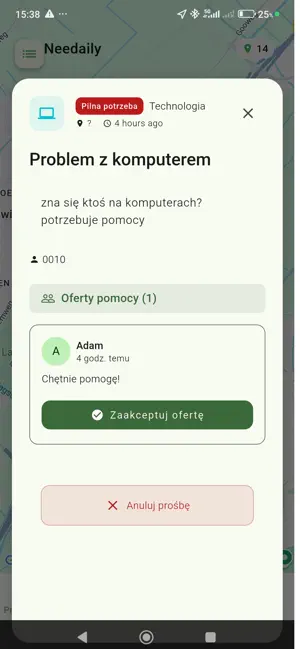 Needaily screenshot 2