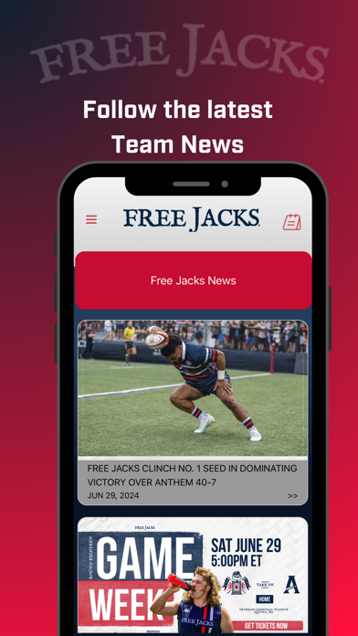 Free Jacks Rugby Screenshot