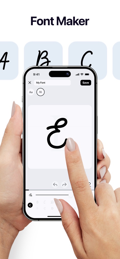 Fonts Art: Keyboard for iPhone - Personalized Font Creation
