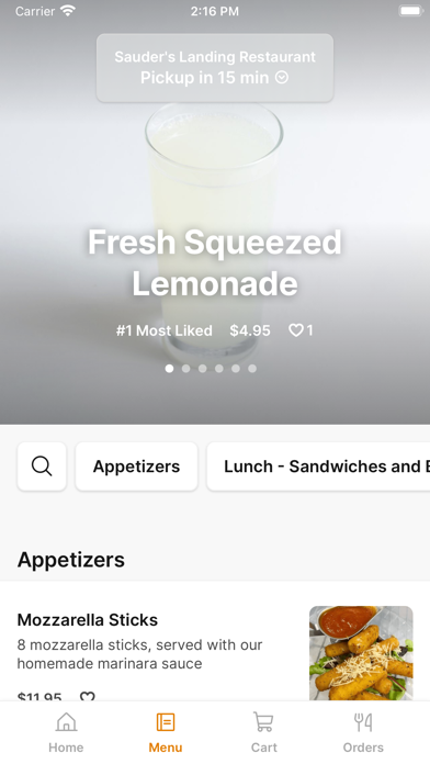 Sauder's Landing app screenshot 2