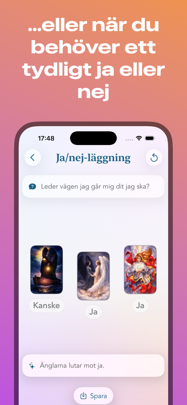 Änglarnas Tarot läsning screenshot 3