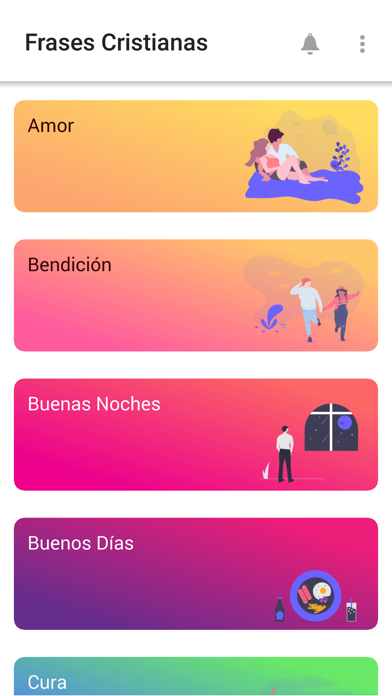 Frases Cristianas de la Biblia iPhone screenshot