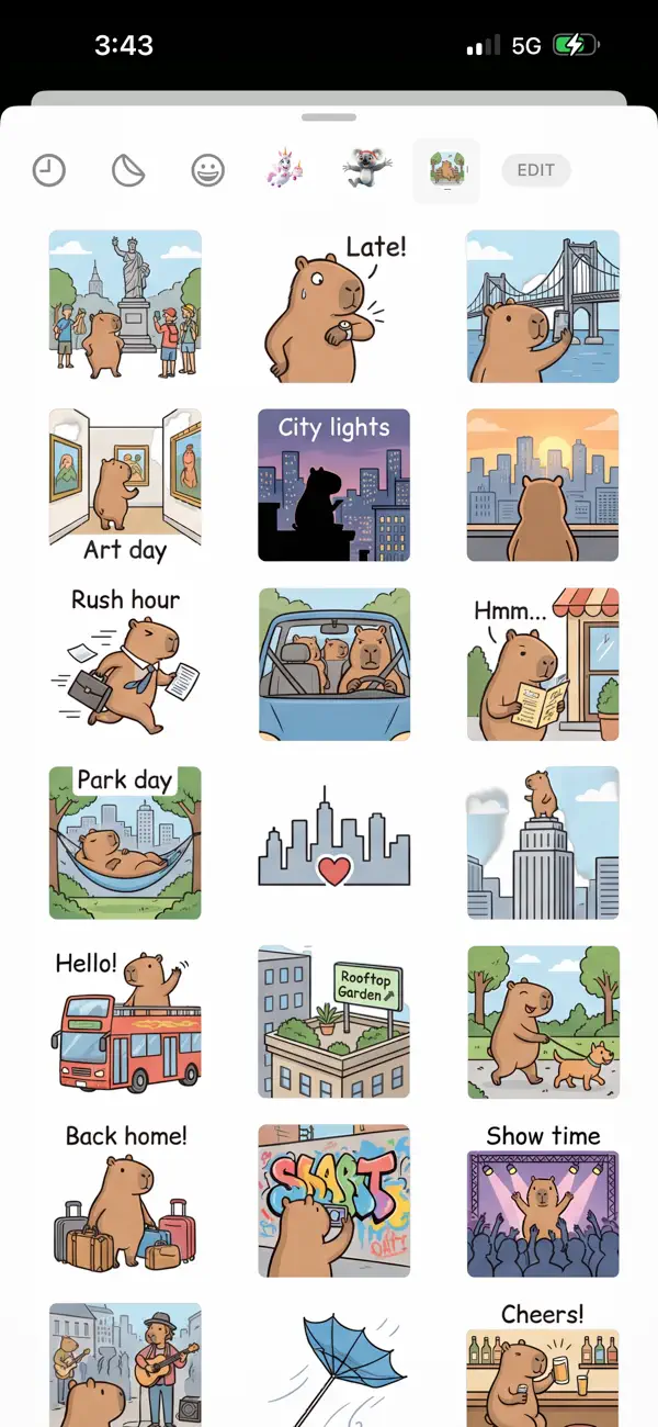 Screenshot #2 pour City Vibes Stickers